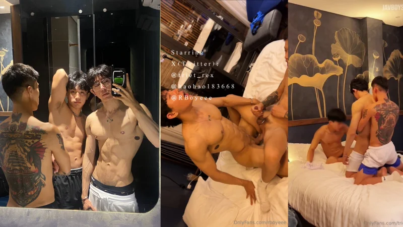 @RBoyeee Raccoon boy Taiwan EP.16 My boyfriend and I met a sexy muscular guy