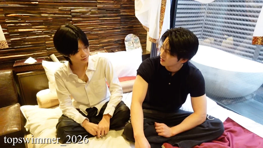 前川勇気YUKI @topswimmer_2025 EP.46 Aぇ! group佐野昌哉似18歳現役一重イケメンホストを出勤前に呼び出して20連ケツイキ開発
